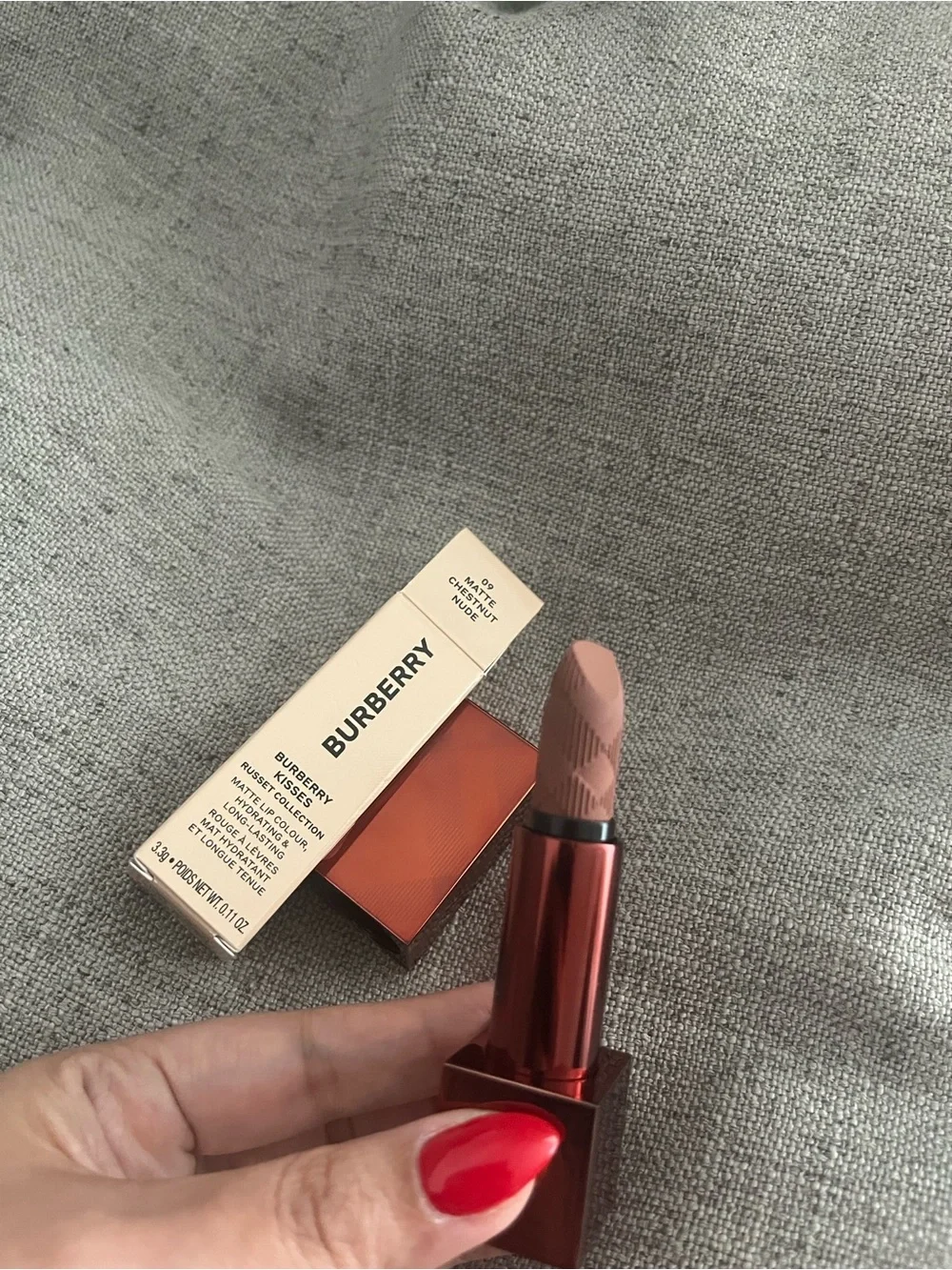 Burberry Kisses Russet Collection- shade Matte Chestnut Nude -09